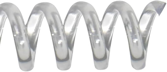 TruBind 12mm (15/32 in.) Spiral Binding Coils for Reports, Presentations and Proposals | 4:1 Pitch | 12 in. Length | Clear | 92 Sheets Binding Capacity | 100 Pack