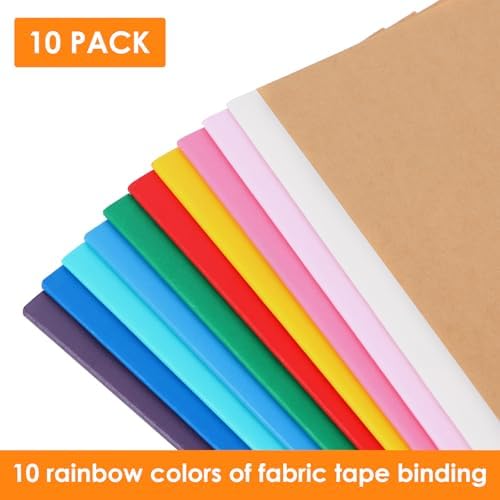 LABUK 10pcs A5 Composition Notebook Journals Bulk, Kraft Lined Notebooks, 10 Colors 60 Pages for Journaling, Writing, School, Office, Kids Gift