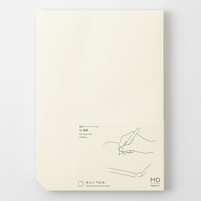 Midori 15235006 Memo MD Paper Pad, A5, Unruled