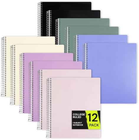 ONAVIA 1 Subject Spiral Notebook College Ruled, 200 Pages