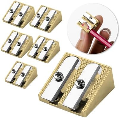 Mr. Pen- Handheld Metal Pencil Sharpener, 6 Pack