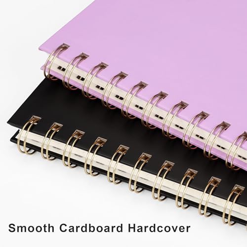 RETTACY Dotted Journal Notebook, 140 Pages, A5 Medium Size (5.7'' x 8.3'')