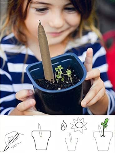 THE CREATOR - PLANTABLE Pens One pen reduces 6g of plastic added to the environment Go Green - Save Earth Give a gift that speaks to the Heart, WILDLIFE Theme (24 pack)