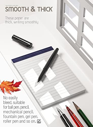 6 Pack Small Note Pads 4x6 Mini Notepads 4x6 Lined Writing Pads of Paper