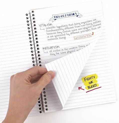 Five Star Spiral Notebook, 2 Subject, College Ruled Paper, 6" x 9.5", 80 Sheets, Amethyst Purple (840029CF1-ECM) (Pack of 12)