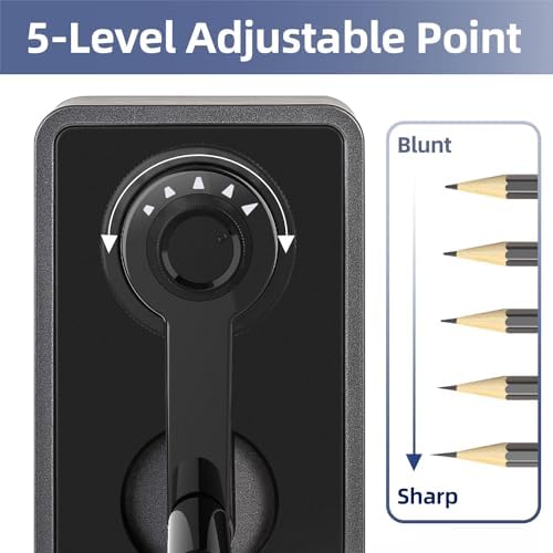 Deli Manual Pencil Sharpener, Black