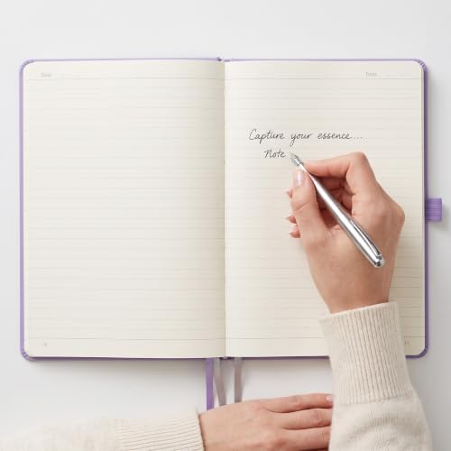 AHGXG Lined Journal Notebook, 160 Numbered Pages, A5 Size (5.7'' x 8.3'')