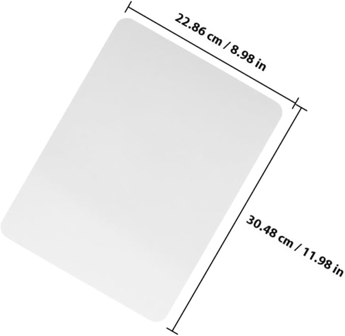 2pcs Double Sided Portable Dry Erase Whiteboard 9x12 Inch Plastic Student Lapboard Erasable Writing Notepad for Office Classroom Use