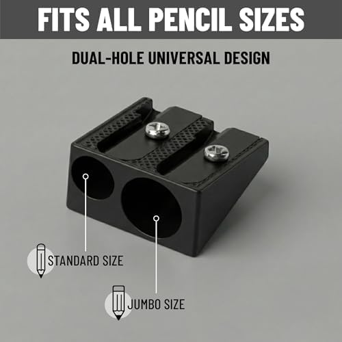 Mr. Pen- Handheld Metal Pencil Sharpener, 6 Pack