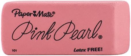 Paper Mate Pink Pearl Eraser, Large, 1 Count