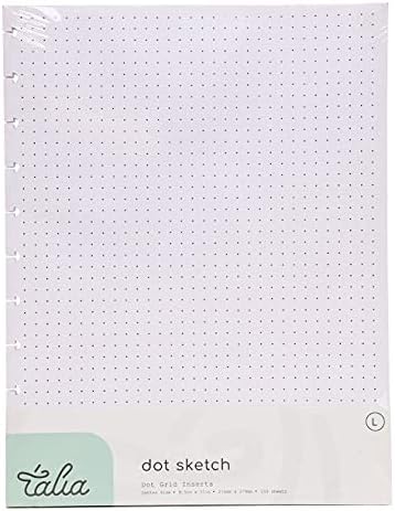 Talia Discbound Notebook Refills (Dotted Pages, Letter (8.5in x 11in))