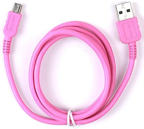 Guerrilla USB Cable for TI 84 Plus, TI 84 Plus C Silver Edition, TI 89 Titanium, TI Nspire CX & CX CAS graphing calculators, Pink
