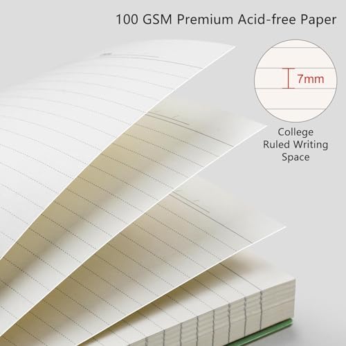 RETTACY Spiral College Ruled Notebook, 300 Perforated Pages (8.2" x 11.2")
