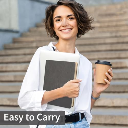 Lined Journal Notebook for Work College Ruled Note Book 7.2"x9.6" B5 PU Leather Daily Journaling 160 Pages for Women Men Writing Home School Supplies Business (Dark Gray)