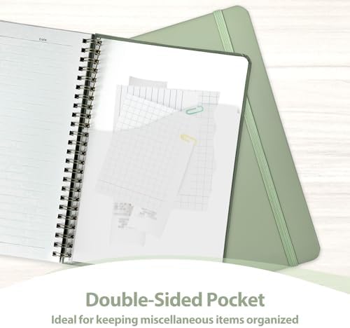 VALOME Spiral Journal Notebook, College Ruled Hardcover Notebook