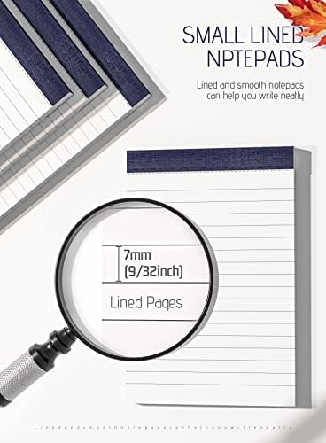 6 Pack Small Note Pads 4x6 Mini Notepads 4x6 Lined Writing Pads of Paper