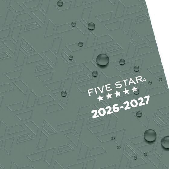Five Star® Customizable Academic 2026-2027 Weekly Monthly Student Planner Plus Study App, Color May Vary, Small, 5 1/2" x 8 1/2"