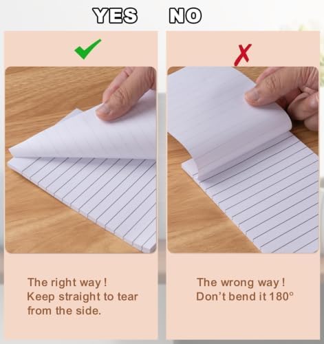 400 Sticky Notes White,100 x 150 mm Giant Wall Post Strips for Office Home