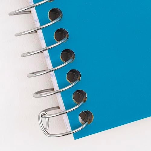 Five Star Spiral Notebook, 2 Subject, College Ruled, 9 1/2" x 6" 80 Sheets, Tidewater Blue (840029CG1-ECM) (Pack of 12)