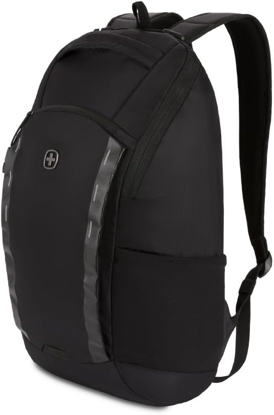 SwissGear 8117 Laptop Backpack, Black, 17.75 In (Fits Laptops up to 15")