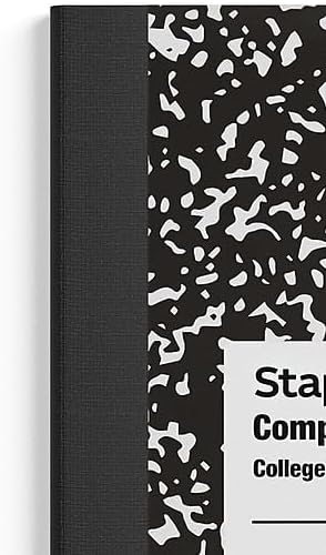 STAPLES Composition Notebook, 9.75x7.5 Inch, College Ruled, 48/Ctn