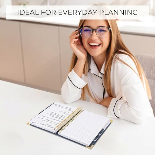 Aesthetic Thick Spiral Notebook With Tabs - Journal For Women Size B5