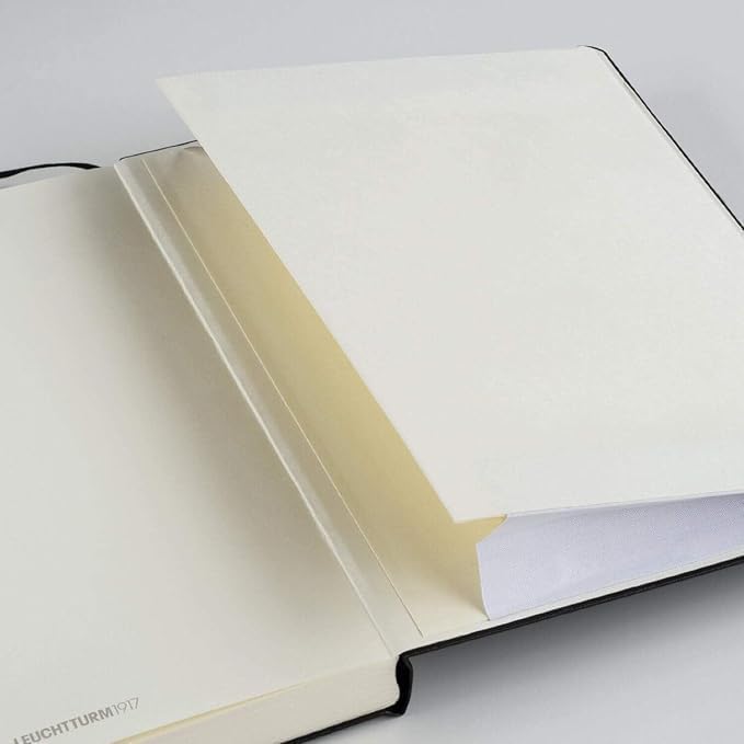 LEUCHTTURM1917 - Notebook Hardcover Medium A5-251 Numbered Pages for Writing and Journaling (Ink, Ruled)