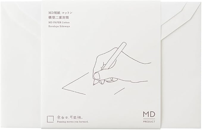 DESIGNPHIL Midori 20588006 Envelopes, MD Envelopes, Cotton, Horizontal A
