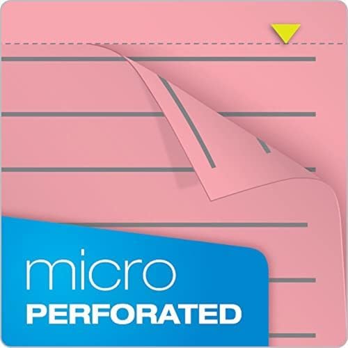 Tops Prism Steno Notebook, Pink Paper, Spiral, Small Size, 80 Sheets,4 count 6" x 9" Notepad for Writing (Pack of 6)