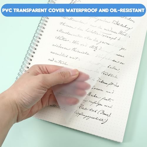 80 Sheets A4 Dot Grid Spiral Notebook with 100GSM Dotted Paper