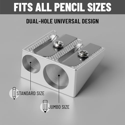 Mr. Pen- Handheld Metal Pencil Sharpener, 12 Pack