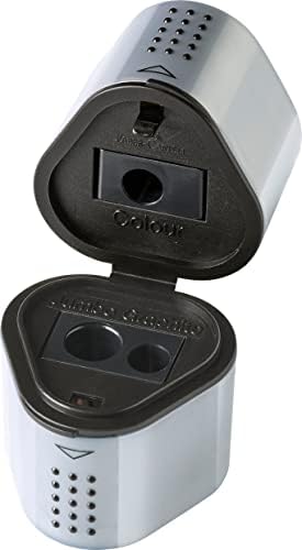 Faber-Castell Grip Trio Pencil Sharpener: Silver