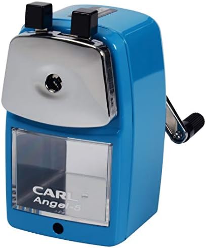 CARL Angel-5 Pencil Sharpener, Blue