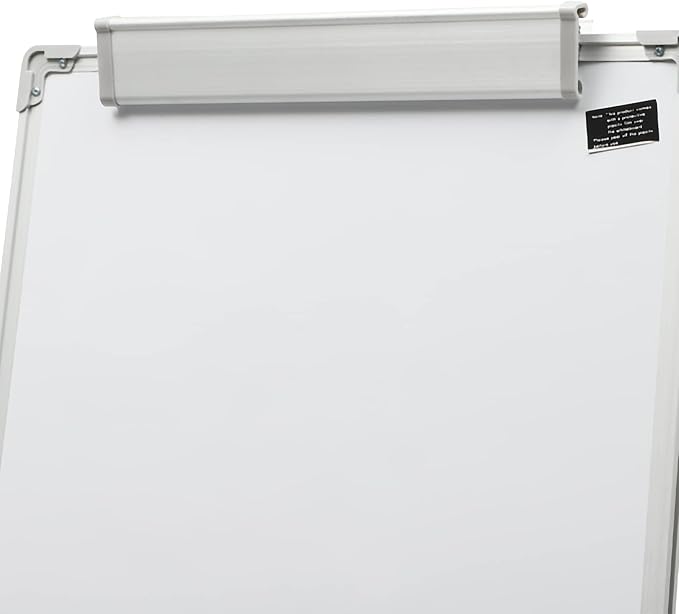 Standing Whiteboard, 36'' x 24'' Double Sided Portable Magnetic White Board with Stand, Height Adjustable White Board Easel for Classroom, Home & Office