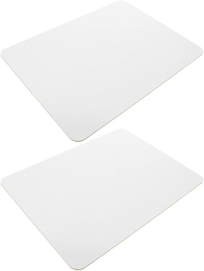 Gadpiparty 2pcs Double-Sided 9x12 Inch Dry Erase Lapboards, Compact Erasable White Boards and Students, Personal Handheld Writing Boards for Classroom and Home Use