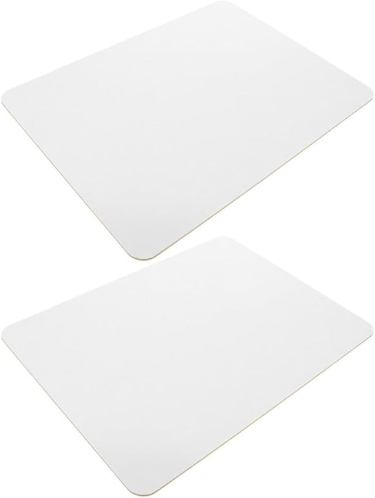 Gadpiparty 2pcs Double-Sided 9x12 Inch Dry Erase Lapboards, Compact Erasable White Boards and Students, Personal Handheld Writing Boards for Classroom and Home Use