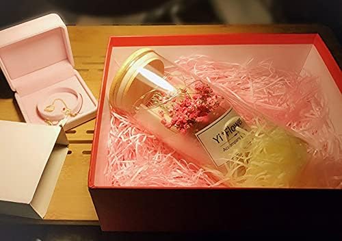 Raffia Paper Shreds, 100g Valentine's Day Shredded Paper for Gift Box, easter grass Filler for Gift Wrapping & Basket Filling(Pink)