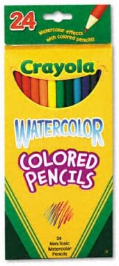 Crayola Watercolor Colored Pencils (24ct), Watercolor Paint Alternative, Watercolor Pencil Set for Kids, Art Supplies, Gift for Kids, 3+