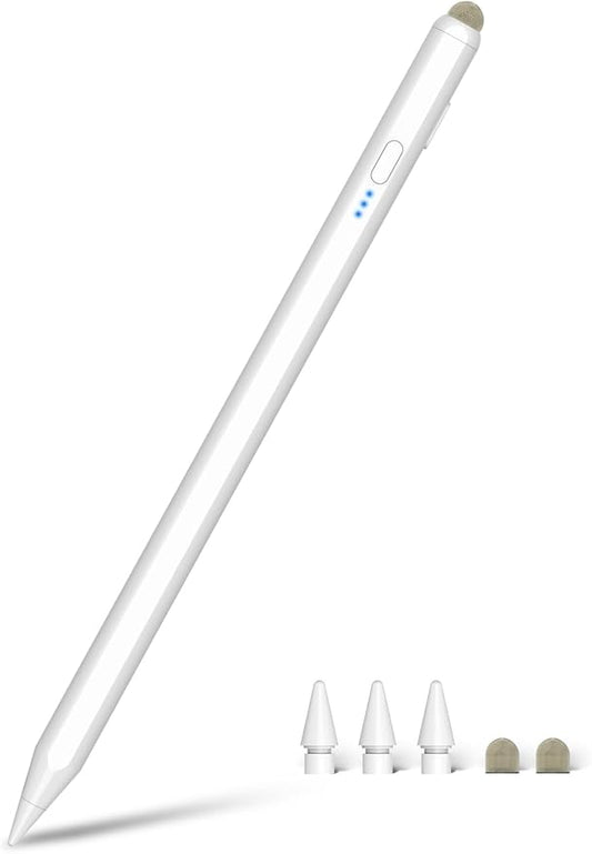 Pencil for iPad 9th&10th Generation: 15 mins Fast Charge for Apple Pencil 1st Generation, iPad Pen Compatible with 2018-2025 Apple iPad Pro 11"/12.9"/M4, Air 3/4/5/M2/M3,Mini 5/6
