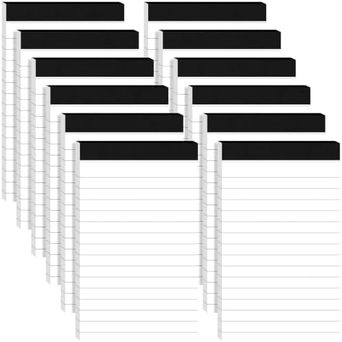 White Note Pads 12 Pack Small Notepad 3x5 in Mini Notepads Pocket Notepad