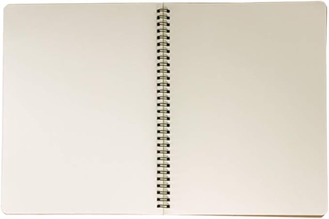 zmybcpack 3 Pack Spiral Journal Notebook Blank Sketch Notebooks for Travelers, College Students, Subject Notebooks Planner - 8 x 10.5 inch, 60 Unlined Perforated Sheets/120 Pages