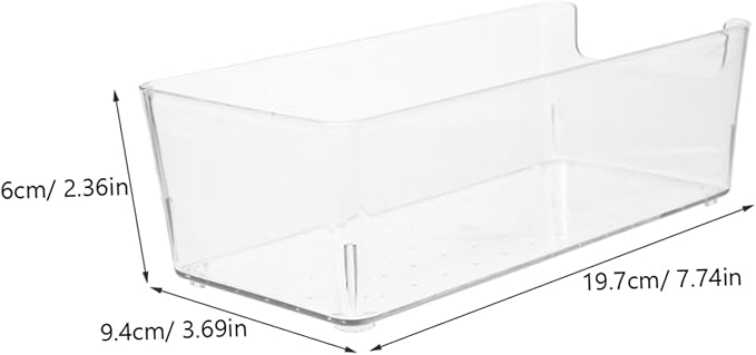 Transparent Memo Notepad Holder Plastic Desk Organizer for Note Papers Memo Storage for Home and Office Use