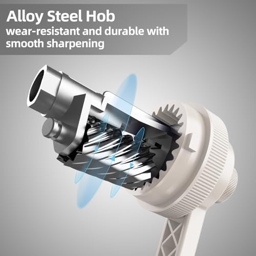 Deli Manual Pencil Sharpener, Gray