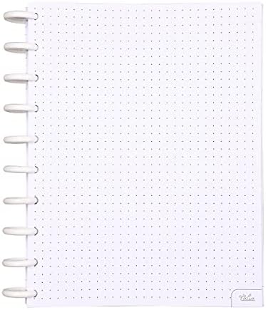 Talia Discbound Notebook Refills (Dotted Pages, Midsize (7.5in x 9.75in))