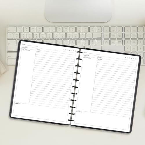 (3-Pack) Letter Size Cornell Notes Paper - 11 TUL Disc Cornell Notes Loose Leaf Paper, 150Sheets / 300Pages, 8.5'' x 11''