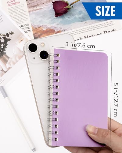Dynta Small Notebooks 3x5 Bulk, Mini Spiral Notebooks 40 Packs
