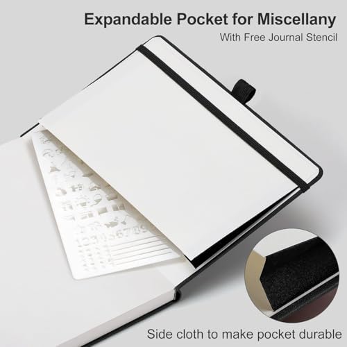 AHGXG Blank Journal Notebook, 160 Pages, A5 Medium Size (5.7'' x 8.3'')