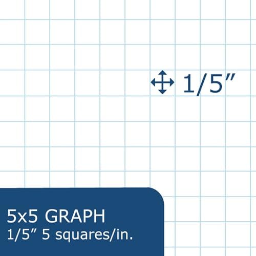 ROARING SPRING Signature Collection Composition Spiral Notebook, Hardcover, Graph Grid Rule, 20# Premium Paper, 70 Perforated Sheets, 9.75" x 7.5", Made in USA
