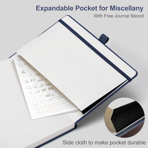 AHGXG Blank Journal Notebook, 160 Pages, A5 Medium Size (5.7'' x 8.3'')