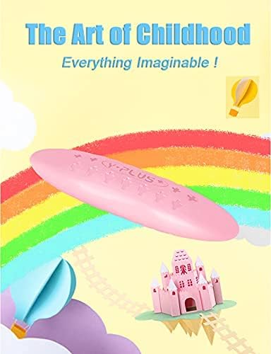 YPLUS Peanut Crayons for Kids, 24 Pastel Colors, Non-Toxic, Washable, Durable, Easy to Grip, Bright Colors, Ideal for Toddlers & Preschoolers, Ages 1-8